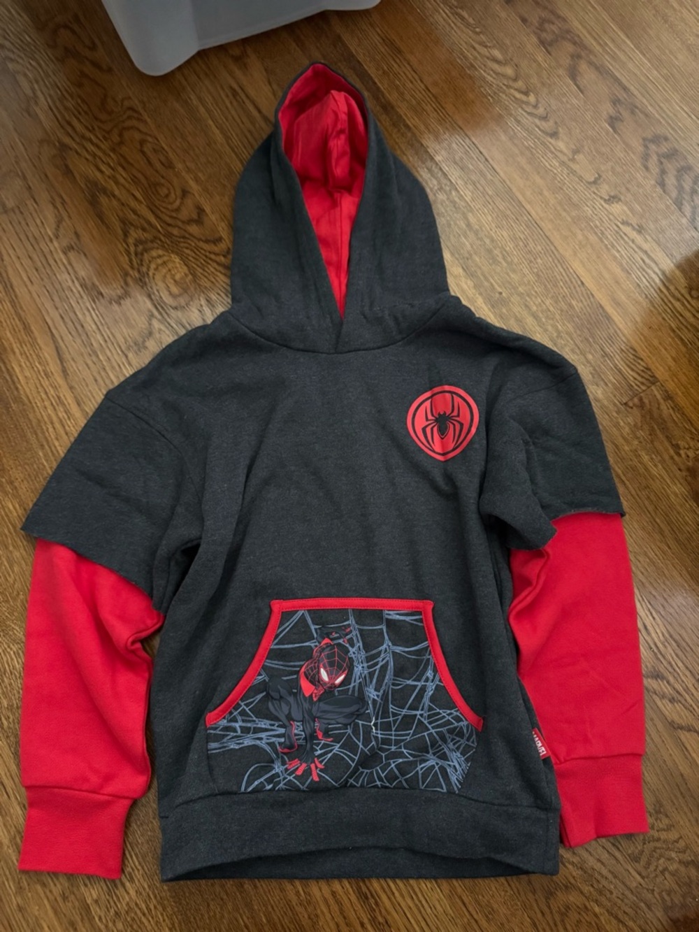 NWOT Marvel/Disney Parks Spiderman Miles Morales Sweater Size 7/8